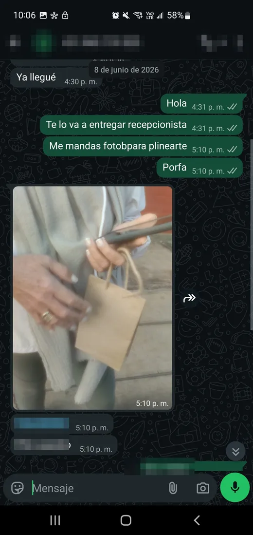 Pedido entregado en Lima