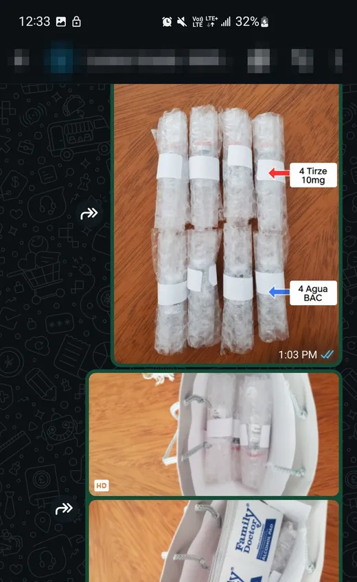 Empaque de viales con burbuja para envío a provincia
