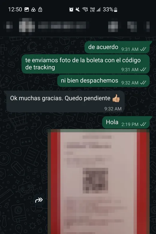 Kit empacado para envío a Ferreñafe